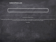Tablet Screenshot of medevialtimes.com